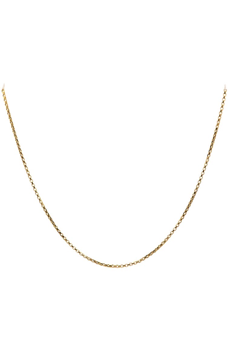 Ancona Jewelry 14K Box Link 2mm 20in 5.1g  Chain Necklace, Main, color, Yellow Gold