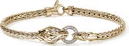 John Hardy Naga Bracelet, 14K Gold, Diamonds