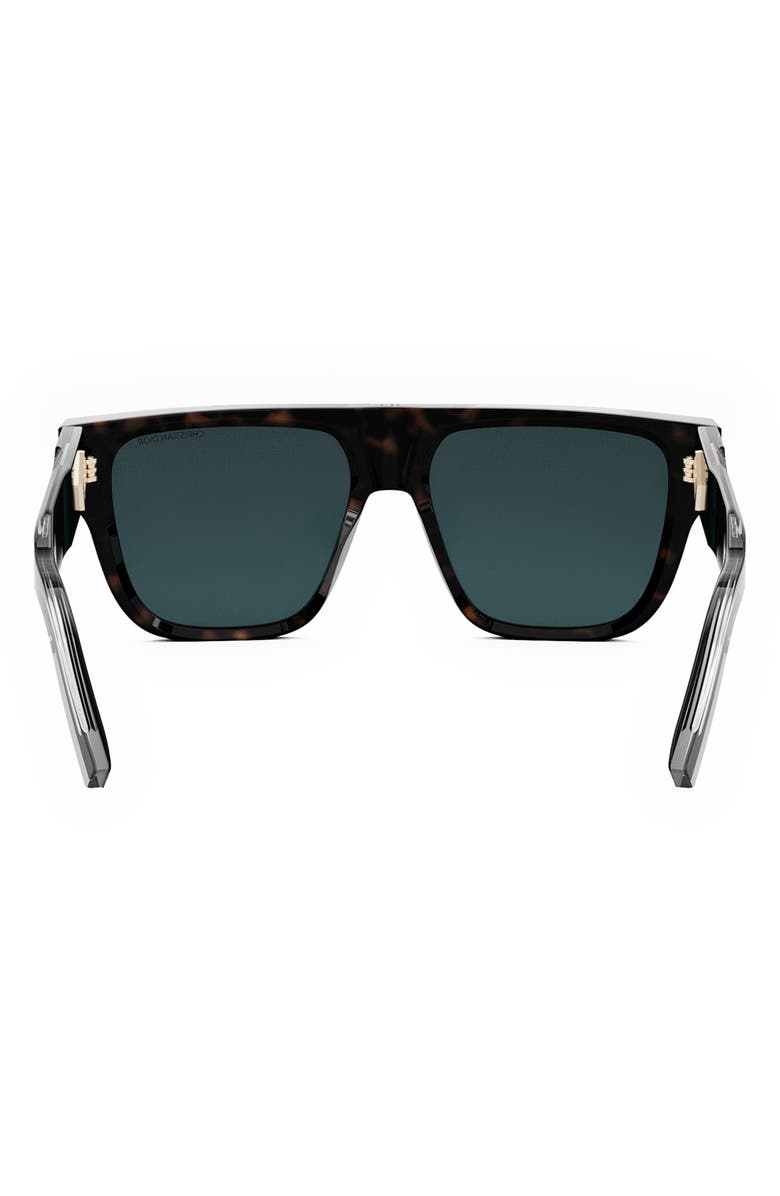 DIOR CD Diamond S6I 55mm Square Sunglasses, Alternate, color, 