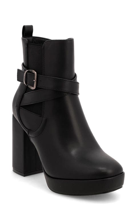 Esther Block Heel Platform Bootie (Women)