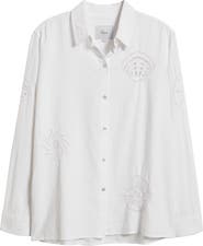 Rails Charli Linen Blend Button-Up Shirt