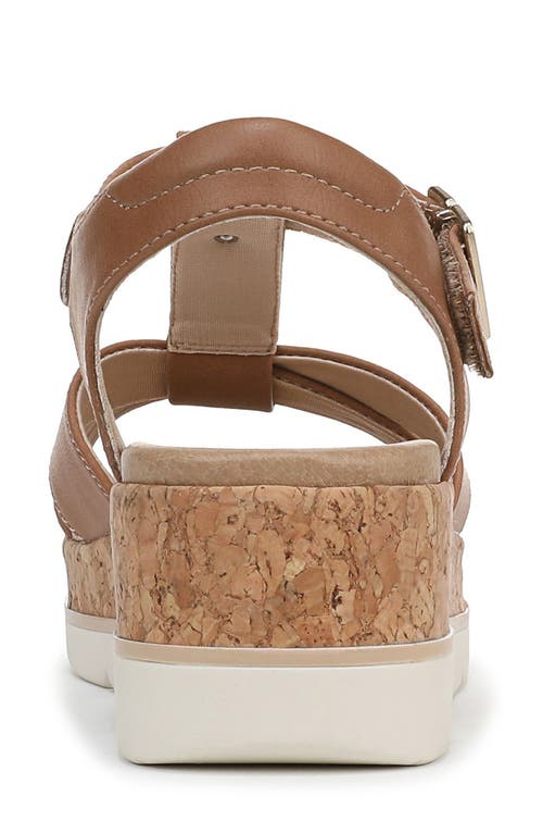 Dr. Scholl's Women's Once Again T-strap Wedge Sandals In Honey