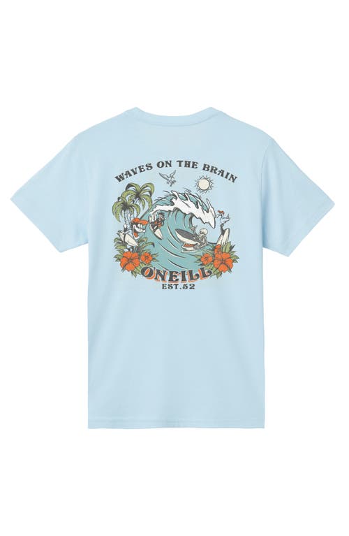 O'neill Kids' Surf Cats Graphic T-shirt In Blue