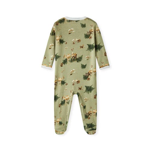 Milkbarn Organic Cotton Zipper Footed Romper