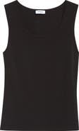 Akris punto Scoop Neck Knit Tank