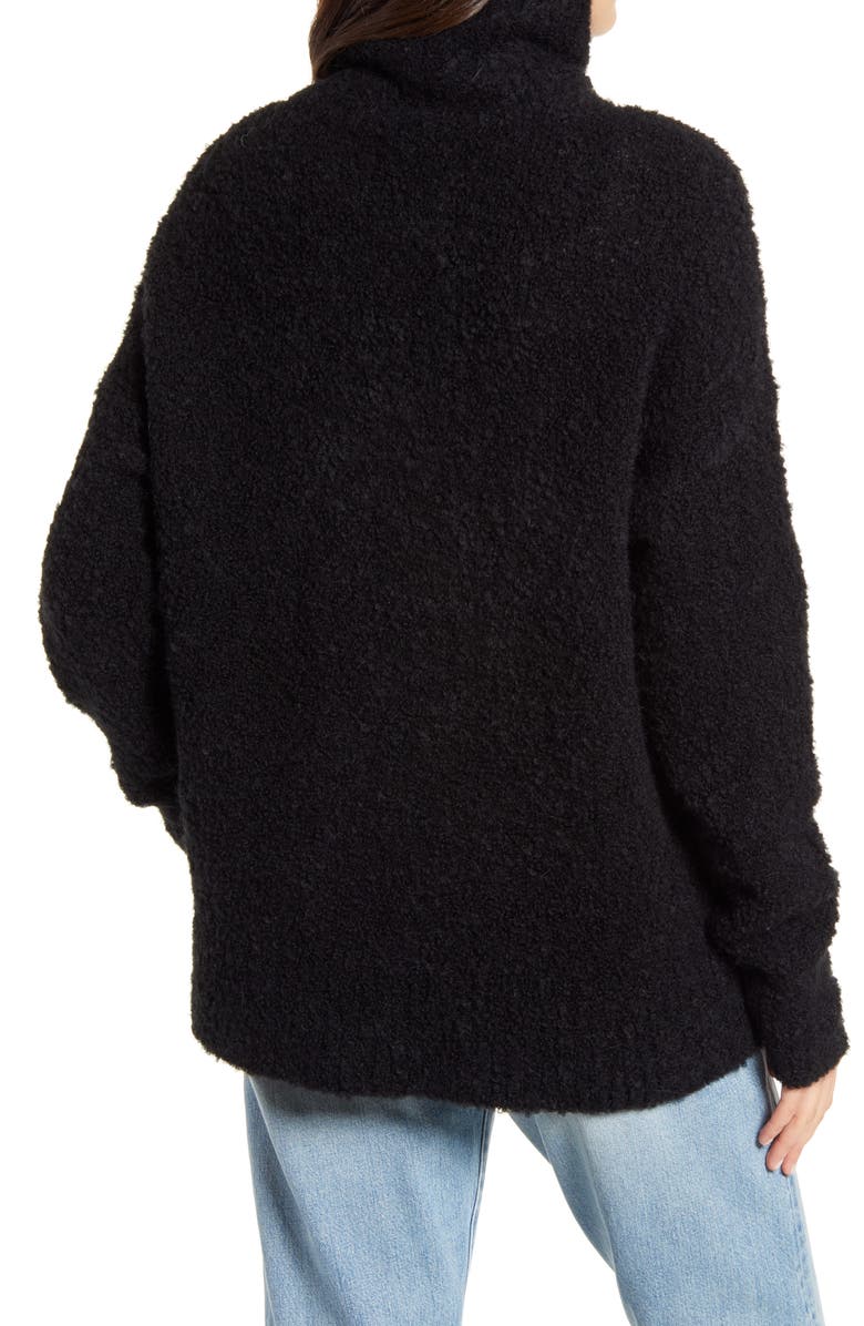 Treasure & Bond Bouclé Funnel Neck Pullover, Alternate, color,