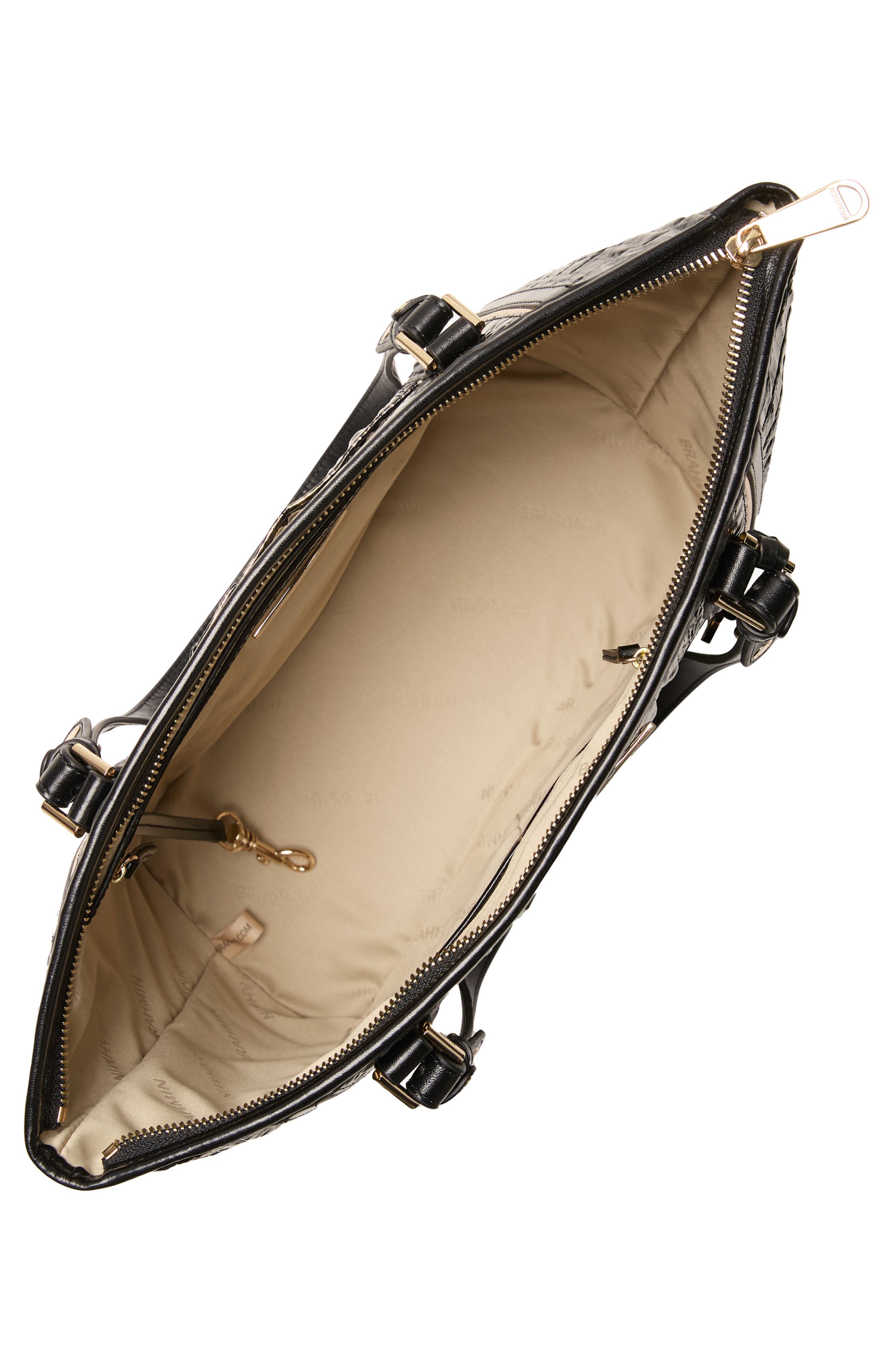 Brahmin Medium Asher Croc Embossed Leather Tote, Alternate, color, 