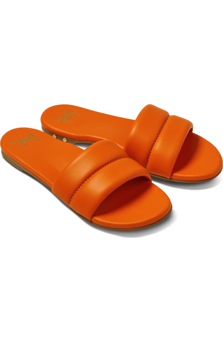 Beek Sugarbird Slide Sandal, Main, color, Flame