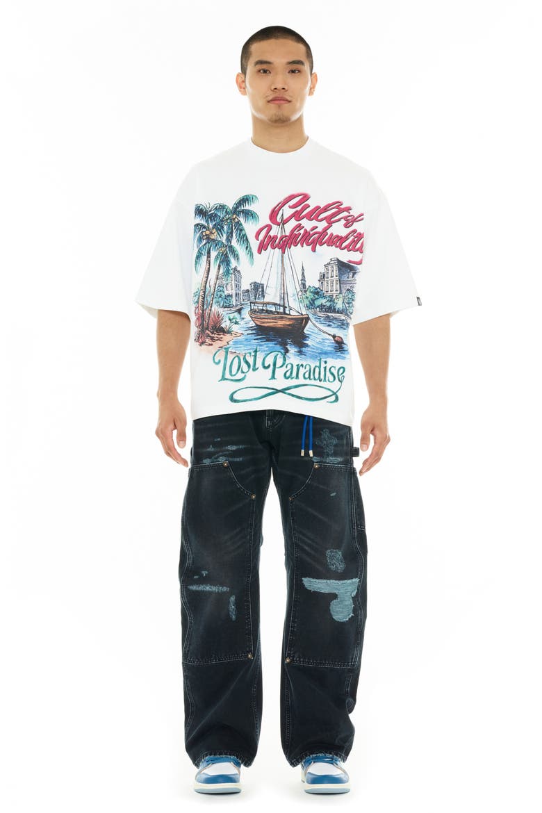 Grunge Carpenter Jeans, Alternate, color, VINTAGE NAVY
