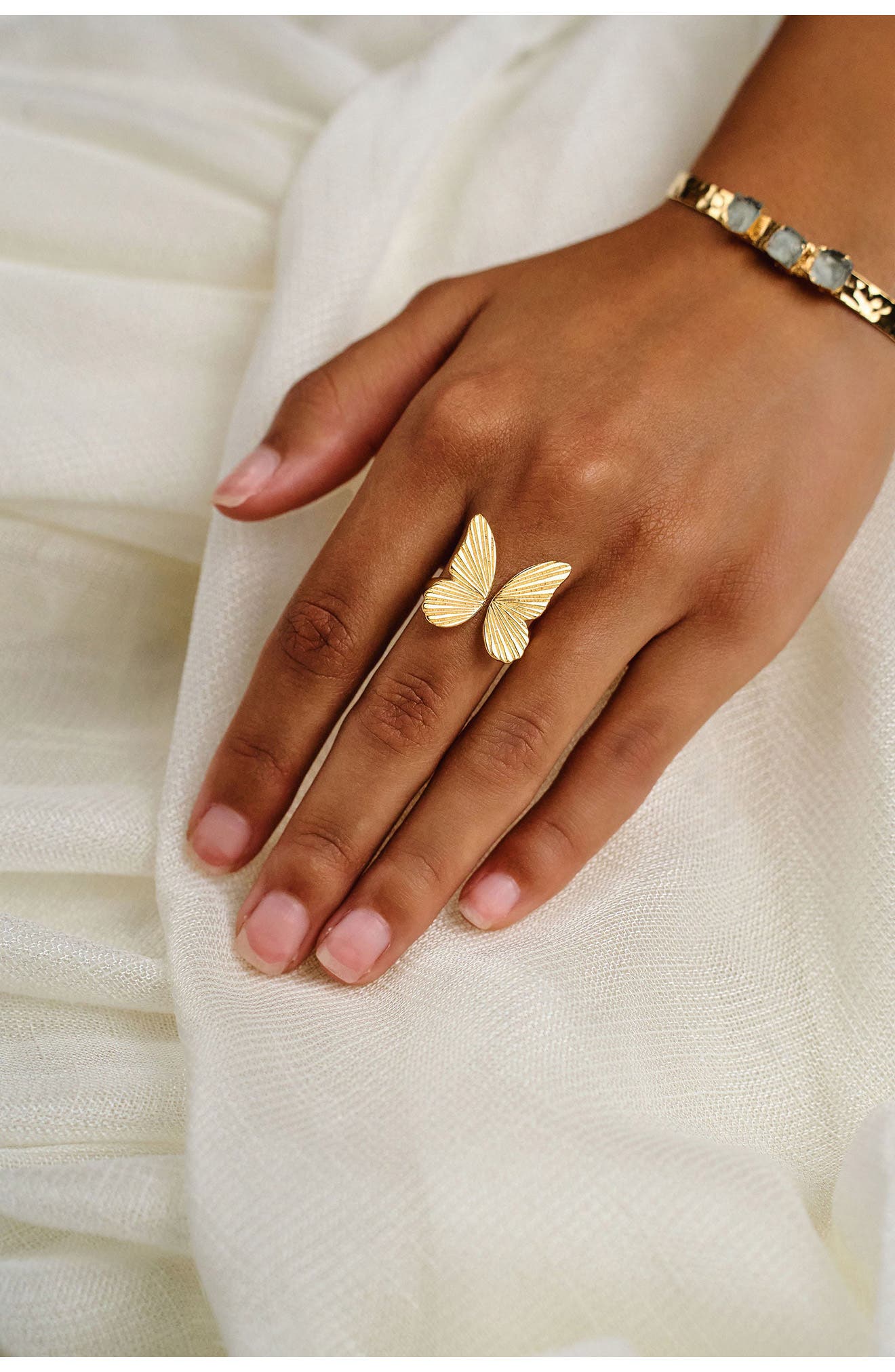 ki-ele Nadine Monarch Butterfly Ring (Women) | Nordstrom