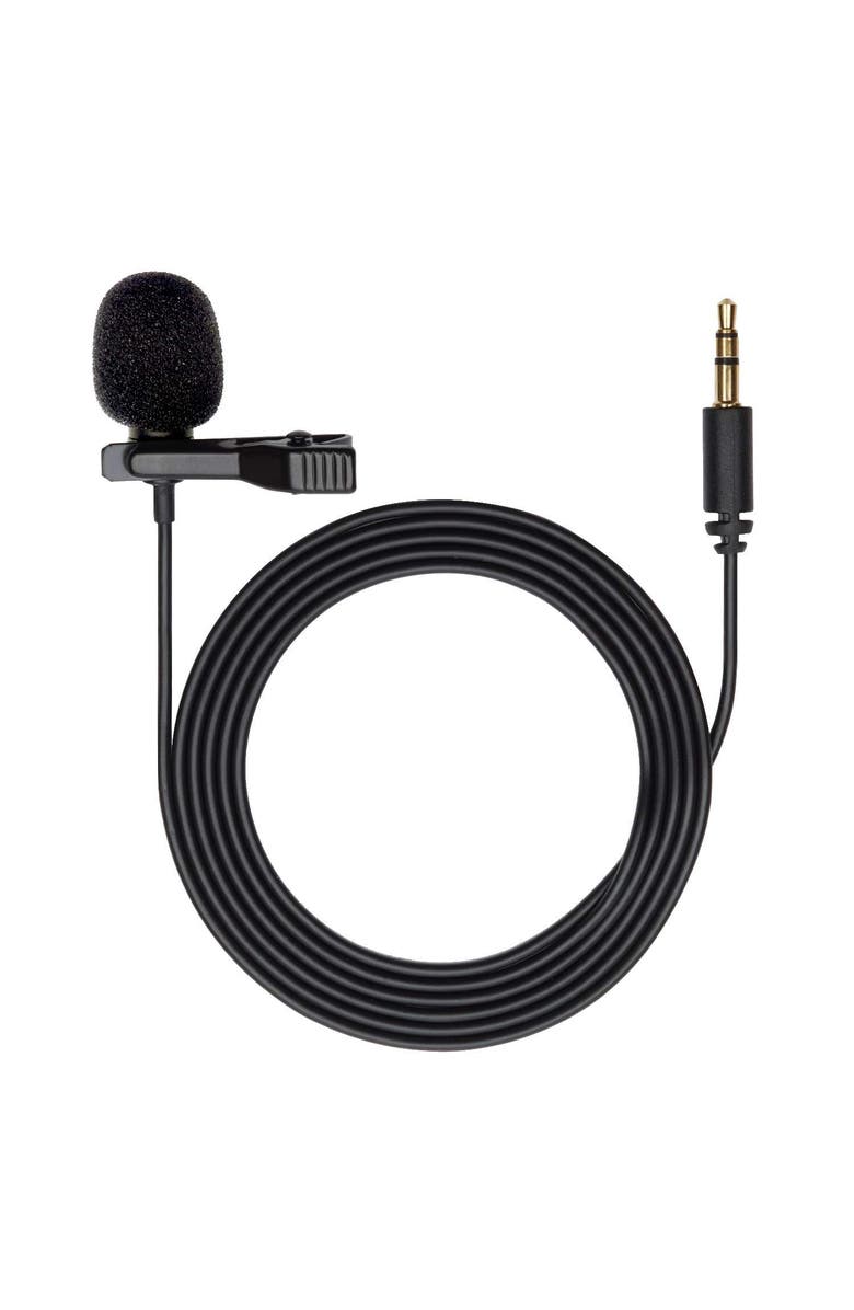 MOVO DOM1 Lavalier Omnidirectional Condenser Microphone for DJI Osmo Handheld 4K Camera, Main, color, Black