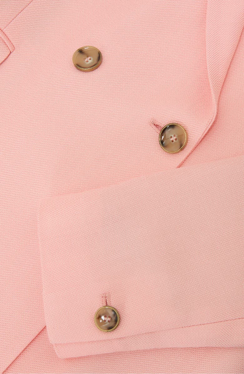 Reiss Magda Double Breasted Blazer, Alternate, color, Pink