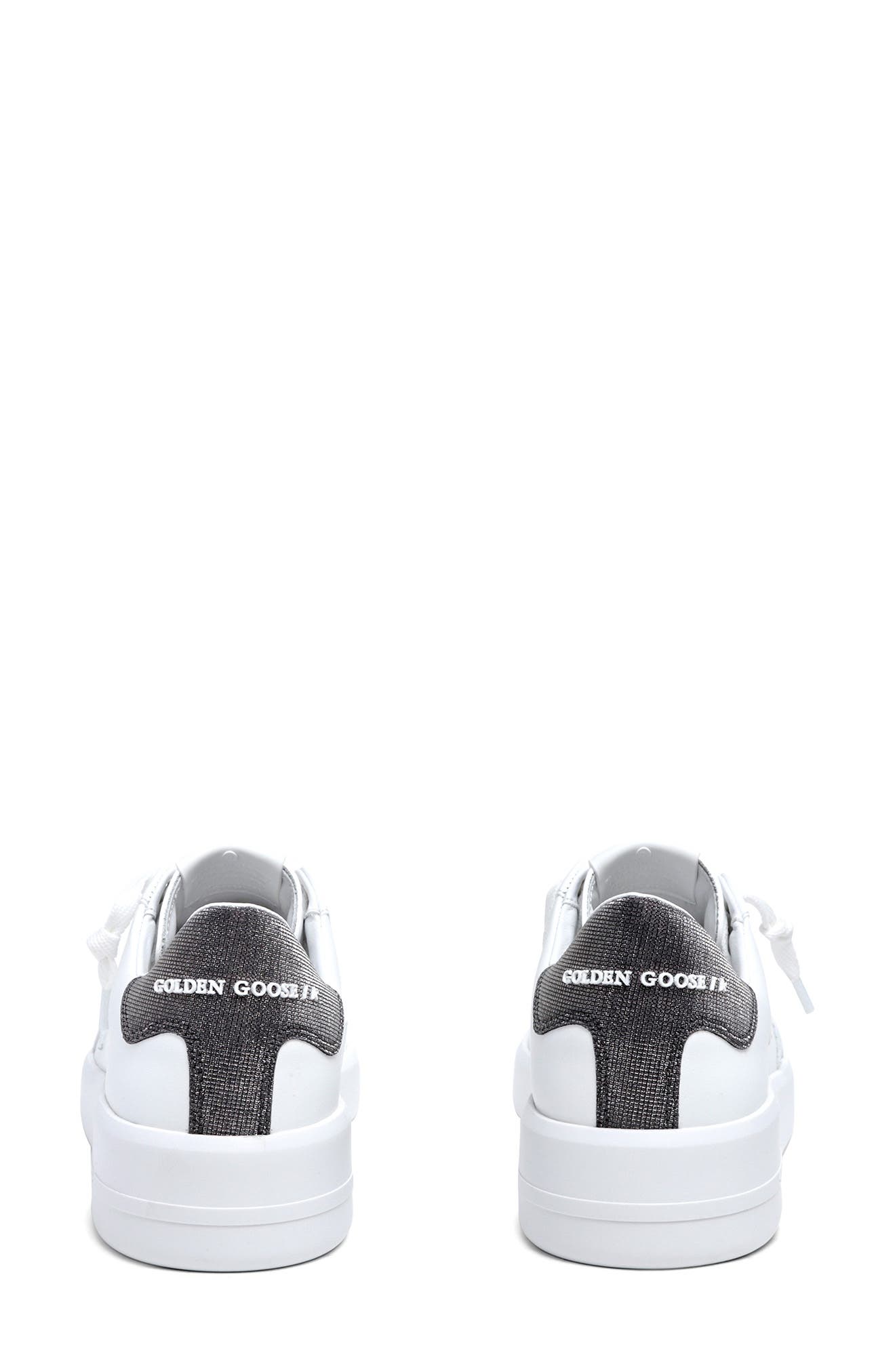 Purestar Low Top Sneaker, Alternate, color, WHITE/ DARK GREY