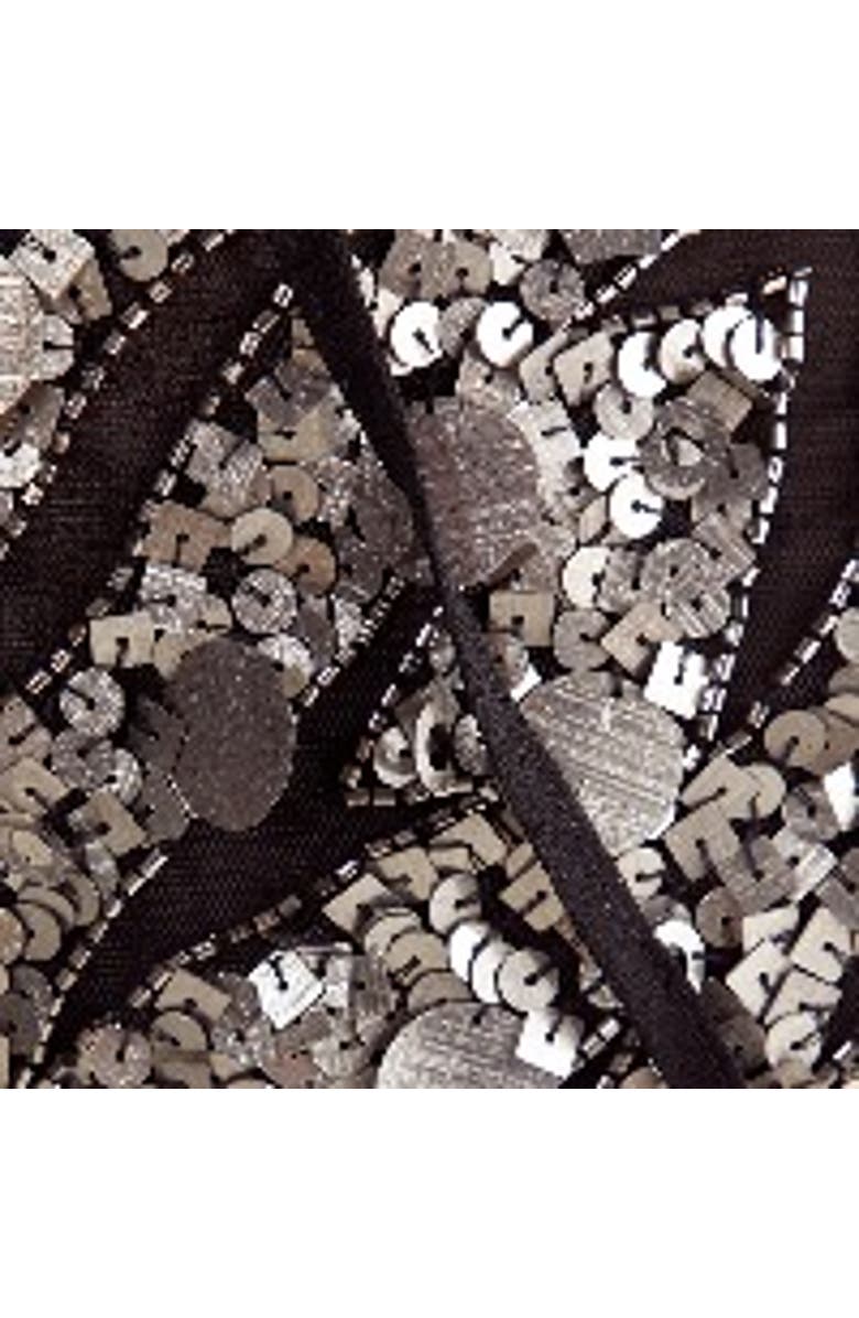 NASTY GAL Sequin Booty Shorts, Alternate, color, Black