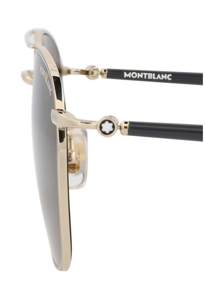 56mm Aviator Sunglasses, Alternate, color, GOLD GREY BROWN