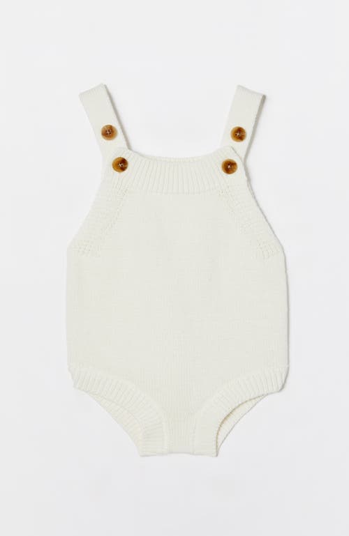 Cotton On Kids Organic Knit Bubbbysuit In Milk
