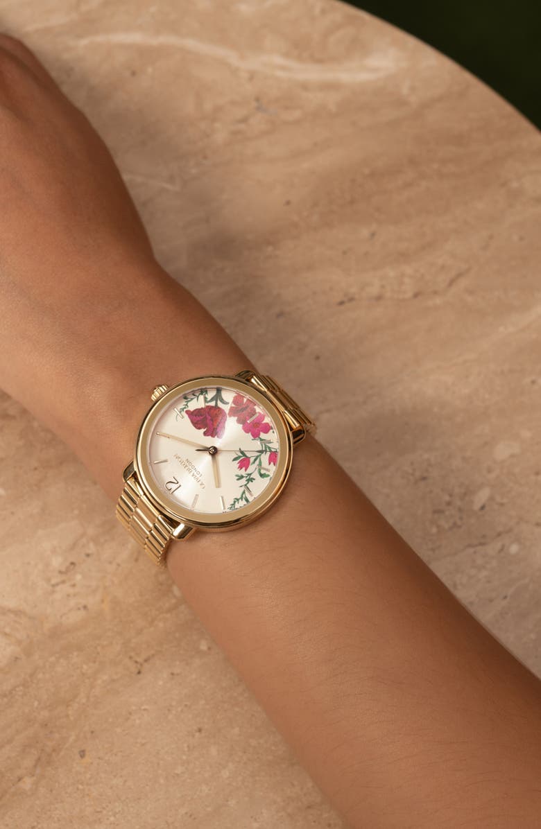 Olivia Burton Signature Floral Bracelet Watch, 36mm, Alternate, color,