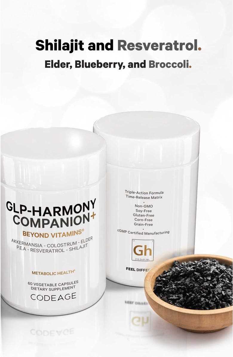 Codeage GLP-Harmony Companion Supplement -GLP-1 Agonist Support, Alternate, color, 