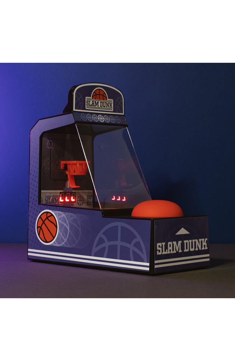 thumbsUp! Retro Mini Arcade Basketball, Alternate, color, Black