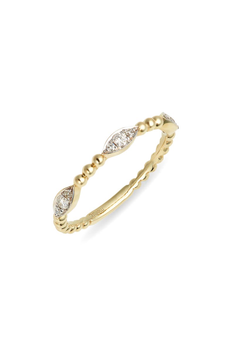 Marquise Cut Diamond Ring, Main, color, YELLOW