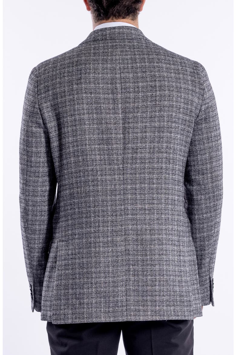Bouclé Sport Coat, Alternate, color, BLACK/ WHITE