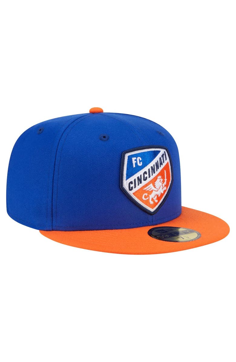 New Era Men's New Era Blue FC Cincinnati 2025 Kickoff 59FIFTY Fitted Hat, Alternate, color, Blue