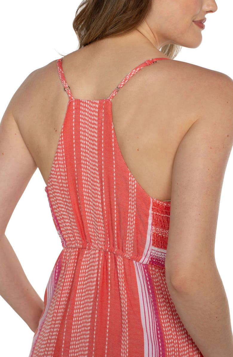 Liverpool Los Angeles Tiered Racerback Maxi Sundress, Alternate, color,
