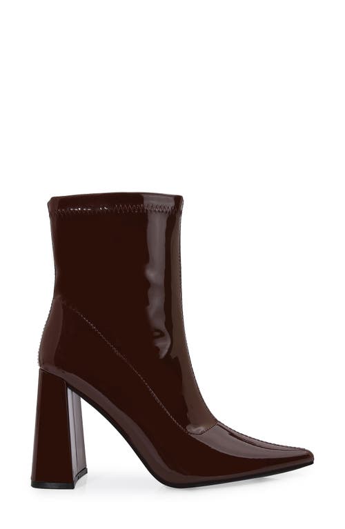 Berness Pointed Toe Bootie In Brown
