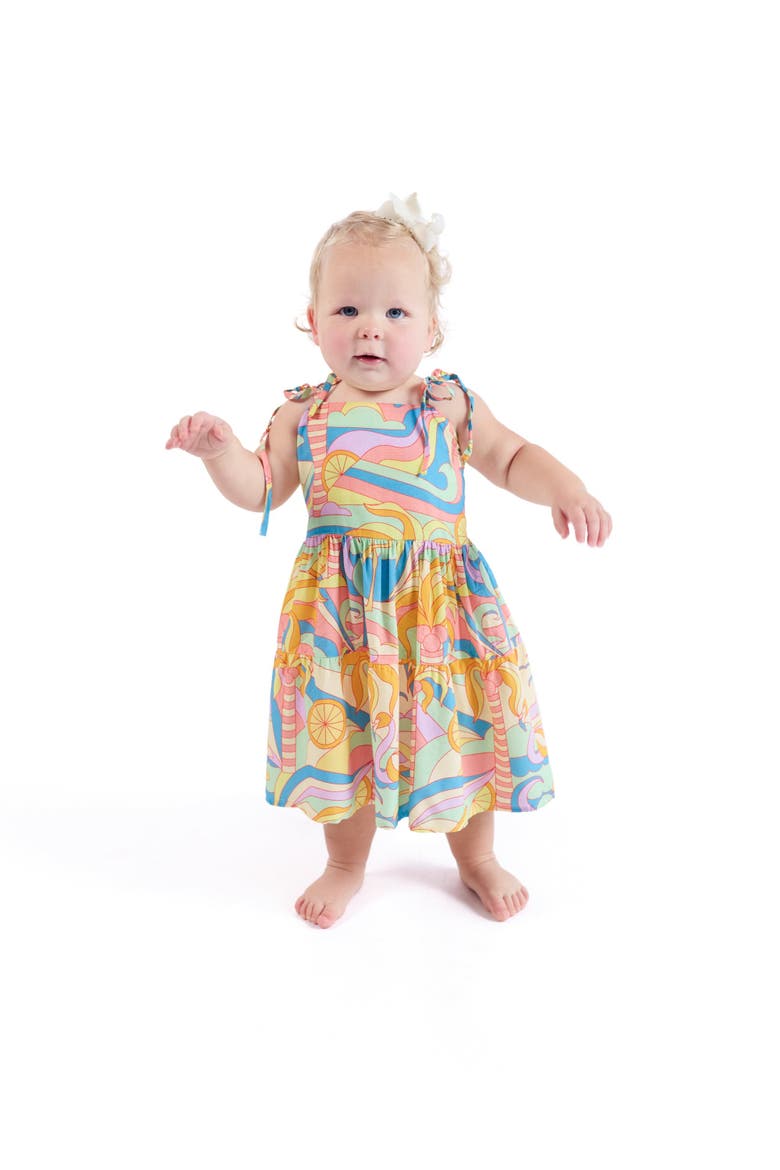The Paradiso - Girls Resort Dress, Alternate, color, Yellow