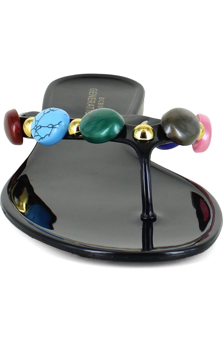 BCBGeneration Uleema Flip Flop, Alternate, color, Black