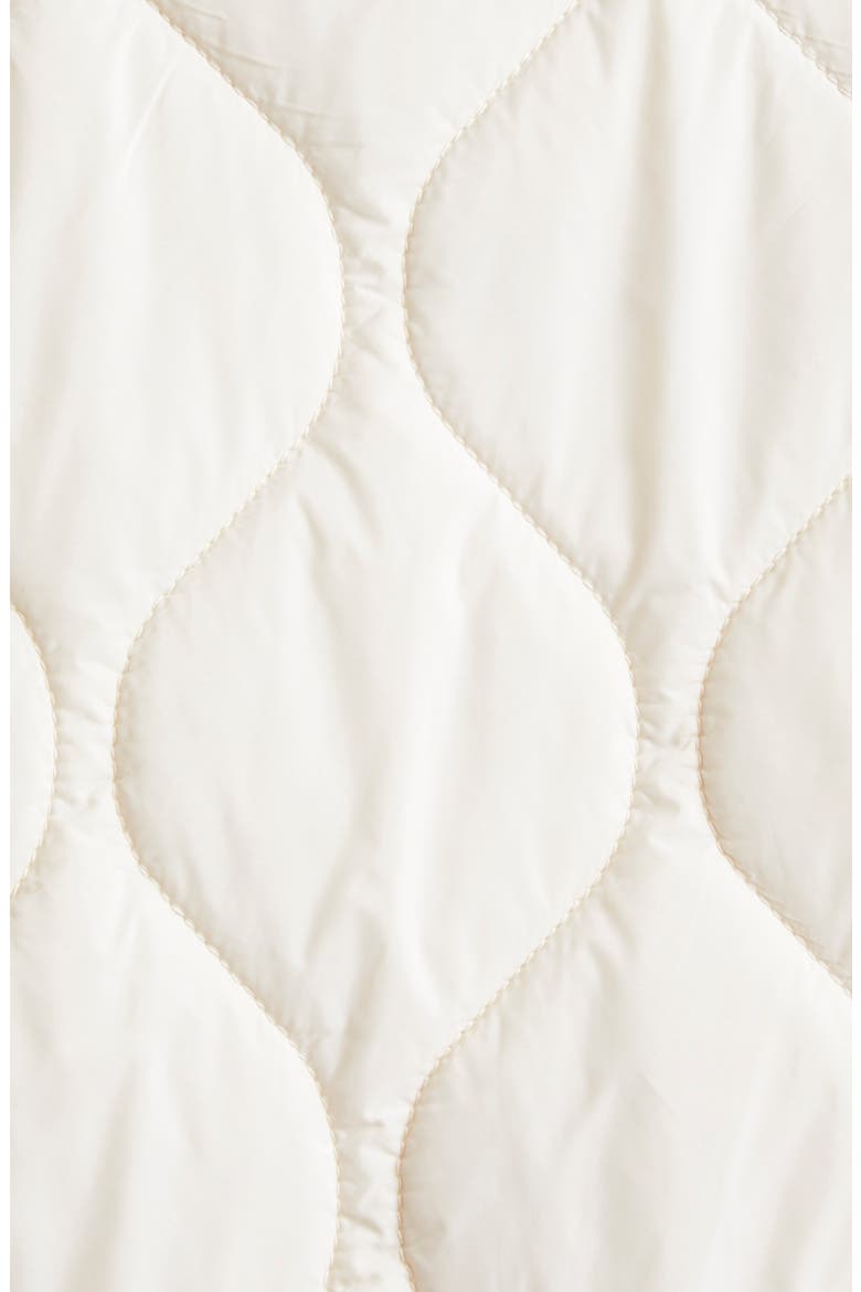 Miranda Mixed Media Quilted Jacket, Alternate, color, BONE
