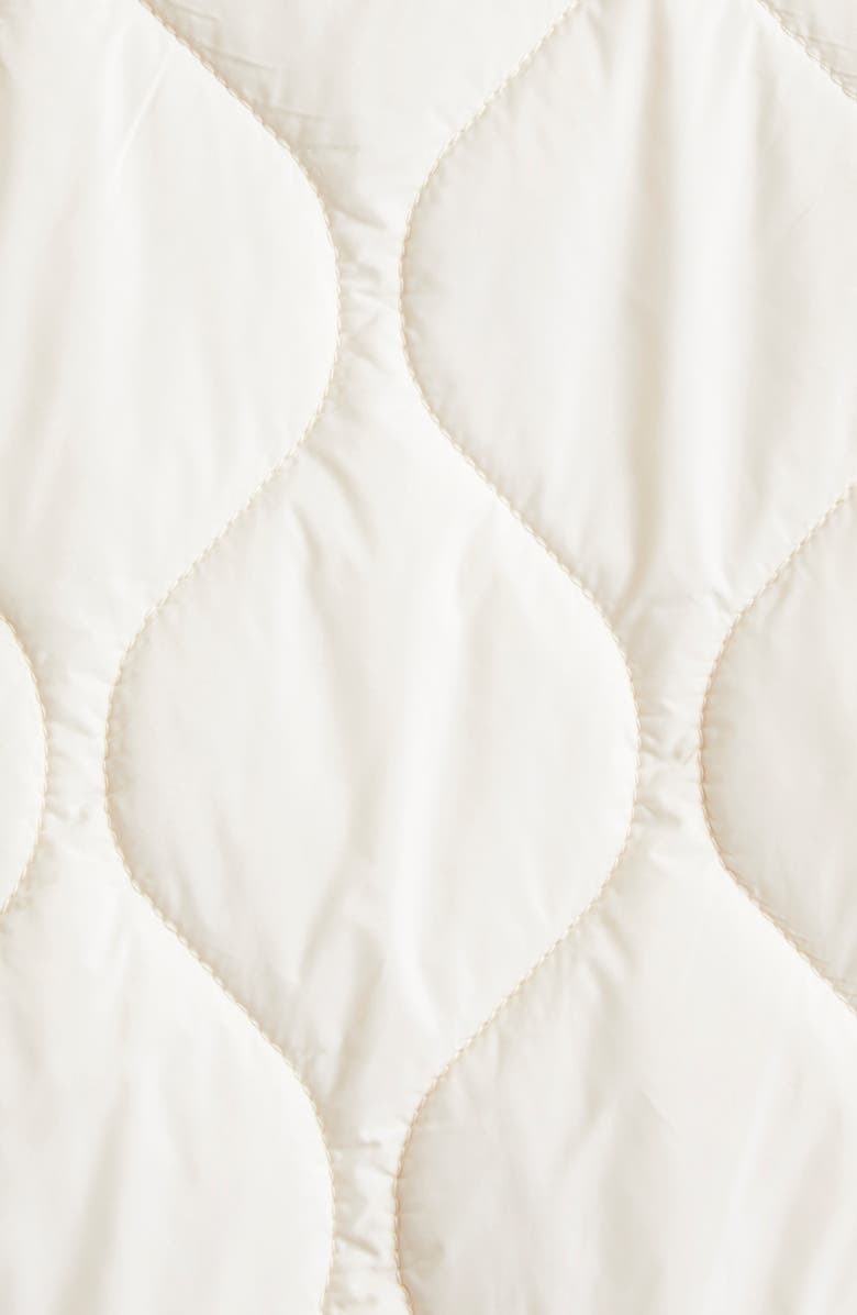 Ramy Brook Miranda Mixed Media Quilted Jacket, Alternate, color, Bone