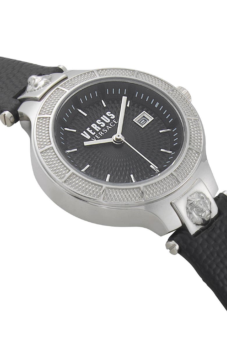 VERSUS Versace Claremont Leather Strap Watch, 32mm, Alternate, color,