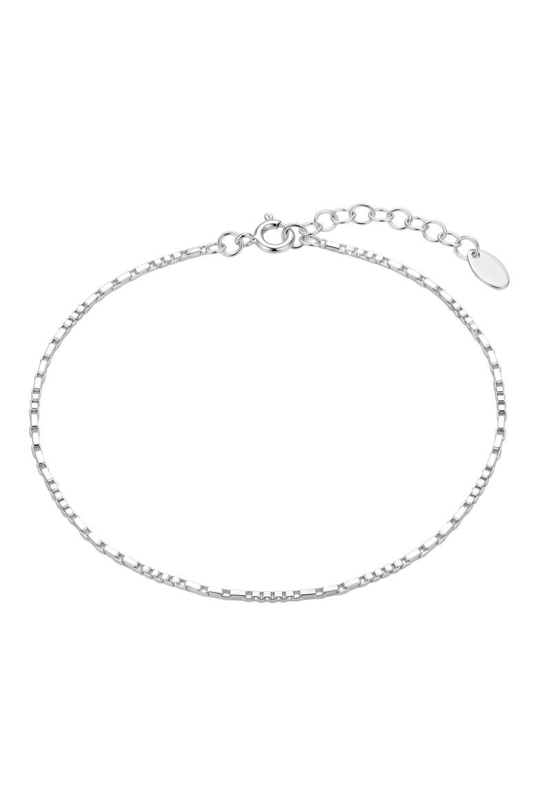 Silver Anklet, Main, color, SILVER