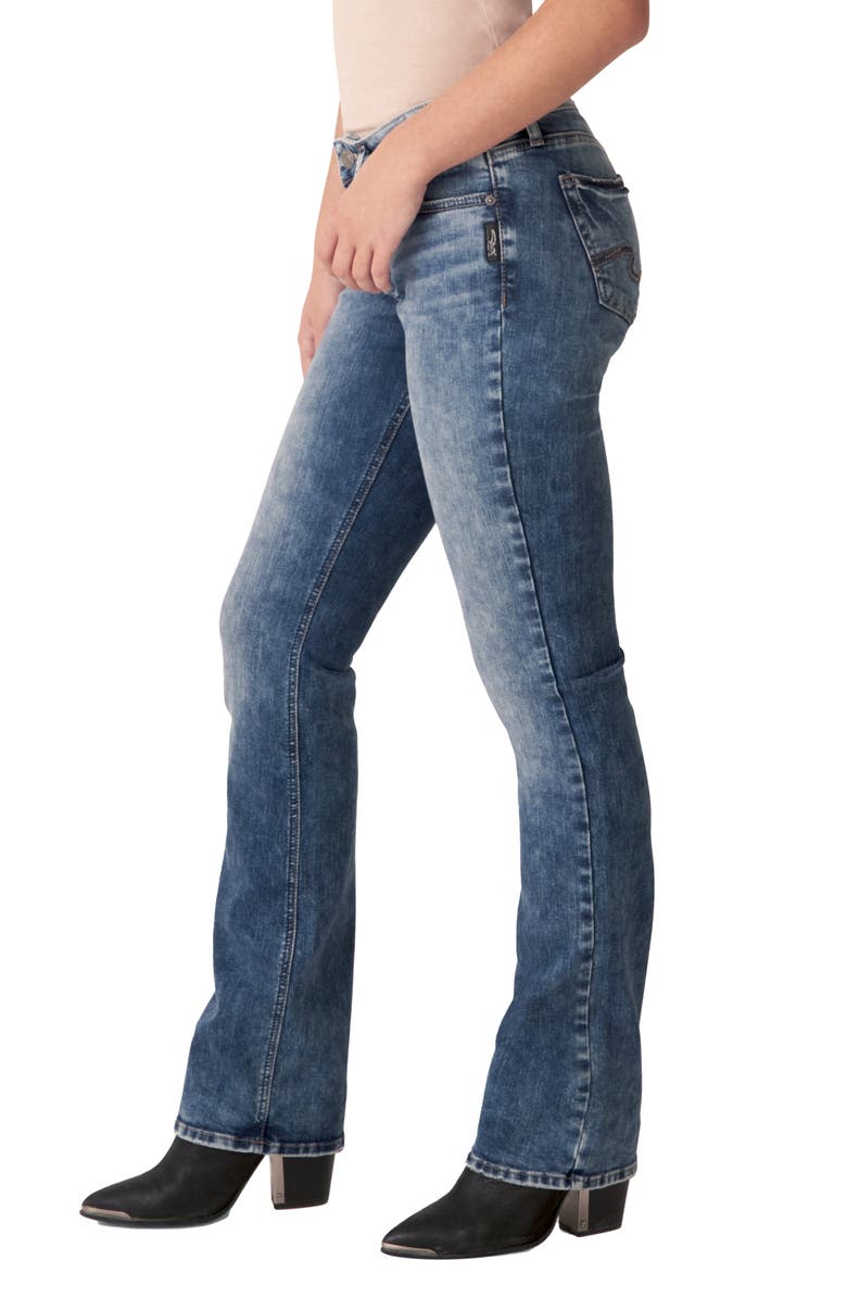Silver Jeans Co. Elyse Slim Bootcut Jeans, Alternate, color, Indigo