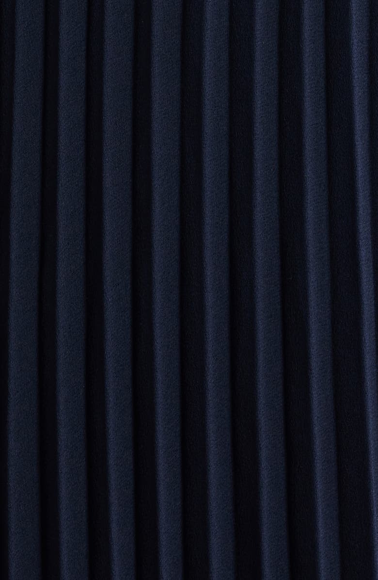 BOSS Docelina Belted Midi Dress, Alternate, color, Clean Navy