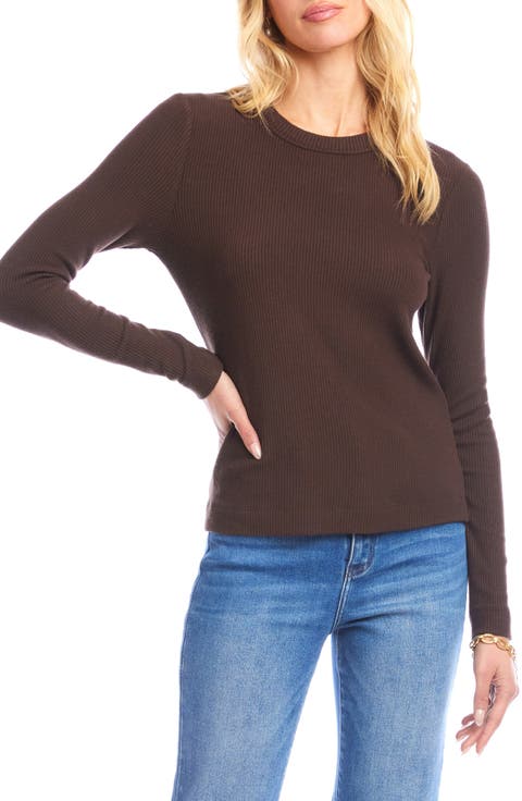 Long Sleeve Rib Top
