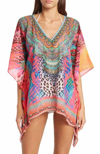 RANEES Printed Poncho