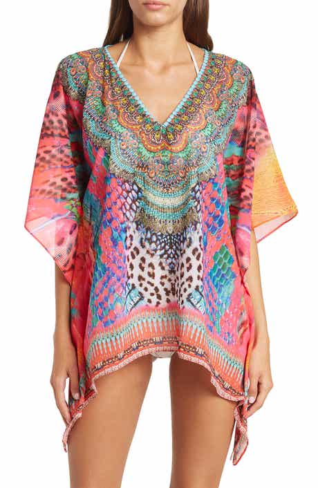 RANEES Printed Poncho