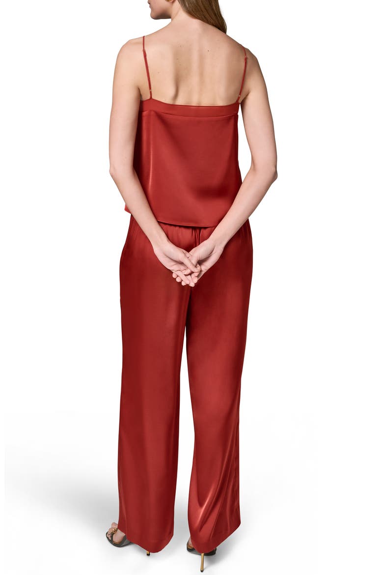 Mesh Trim Camisole, Alternate, color, SUNBAKED