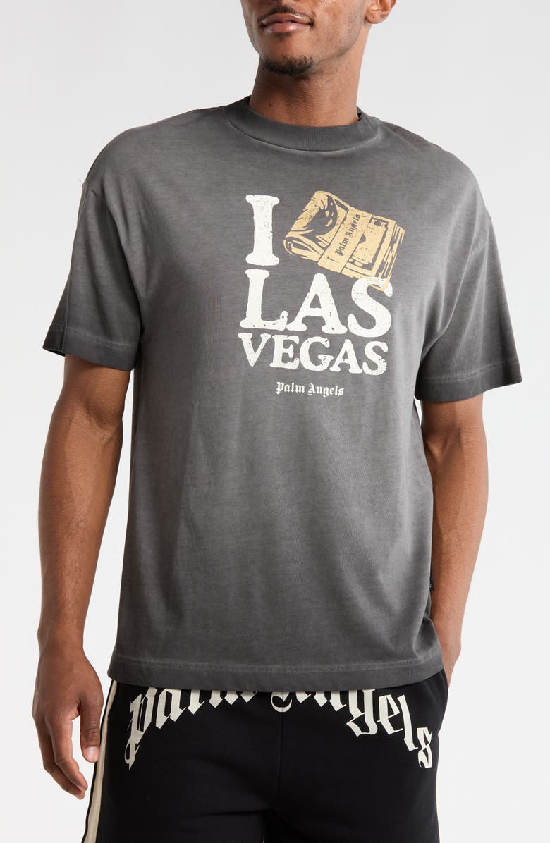 Palm Angels I Love Las Vegas Graphic T-Shirt, Main, color, 