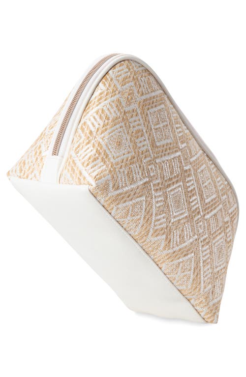 Stephanie Johnson Paros Coconut Lola Makeup Bag In White