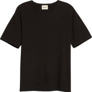 Tシャツ・カットソー KHAITE MAE T-SHIRT Mae T-Shirt in Black – KHAITE