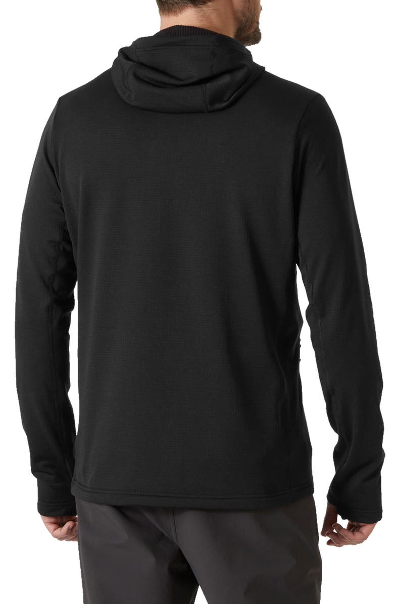 Helly Hansen Versalite Fleece Hooded Jacket, Alternate, color, Black