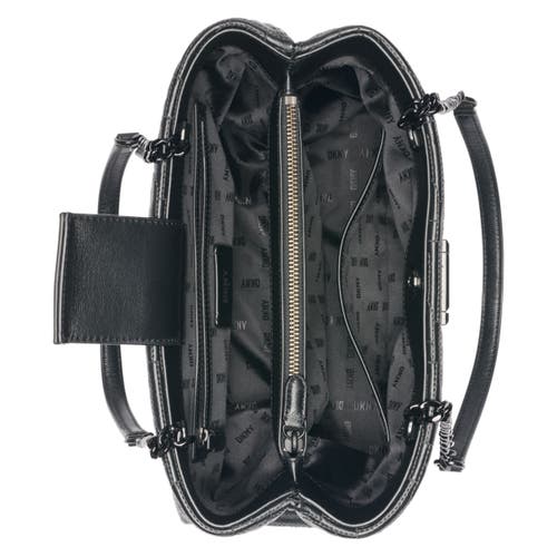 Dkny Delanie Tote In Blk/black