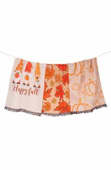 Tiramisu Happy Fall Gnome Set of 3 Kitchen Towels