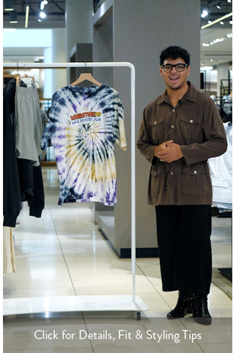 Inside Job Tie Dye Cotton Graphic T-Shirt video