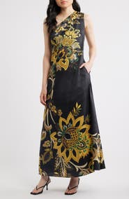 Elie Tahari The Addison One-Shoulder Maxi Dress