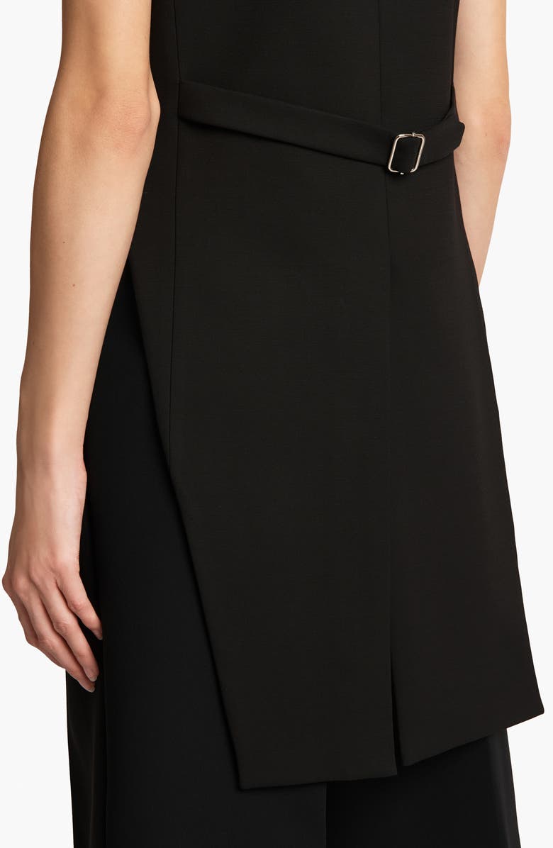 Khaite Orville Double Breasted Vest, Alternate, color, Black