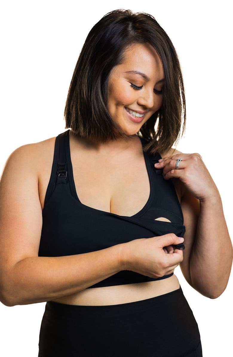 LOVE AND FIT Athena 3 Nursing Sports Bra, Alternate, color, 